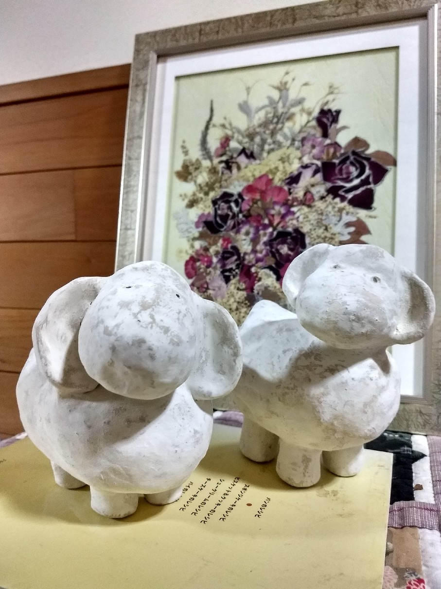 陶芸第二弾はヒツジ達_e0356469_23433552.jpg