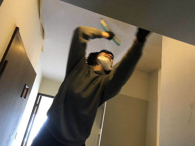 7:40~搬入・クロス・床×2 クリーニング2世帯突入_f0031037_19433933.jpg