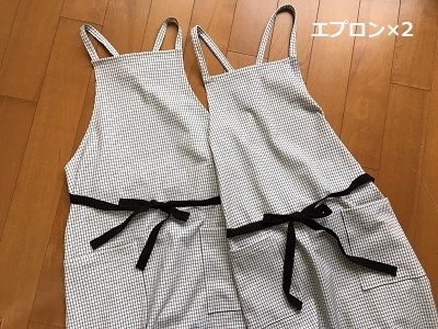 襲撃と桜と新作エプロン♪_f0372998_12453965.jpg