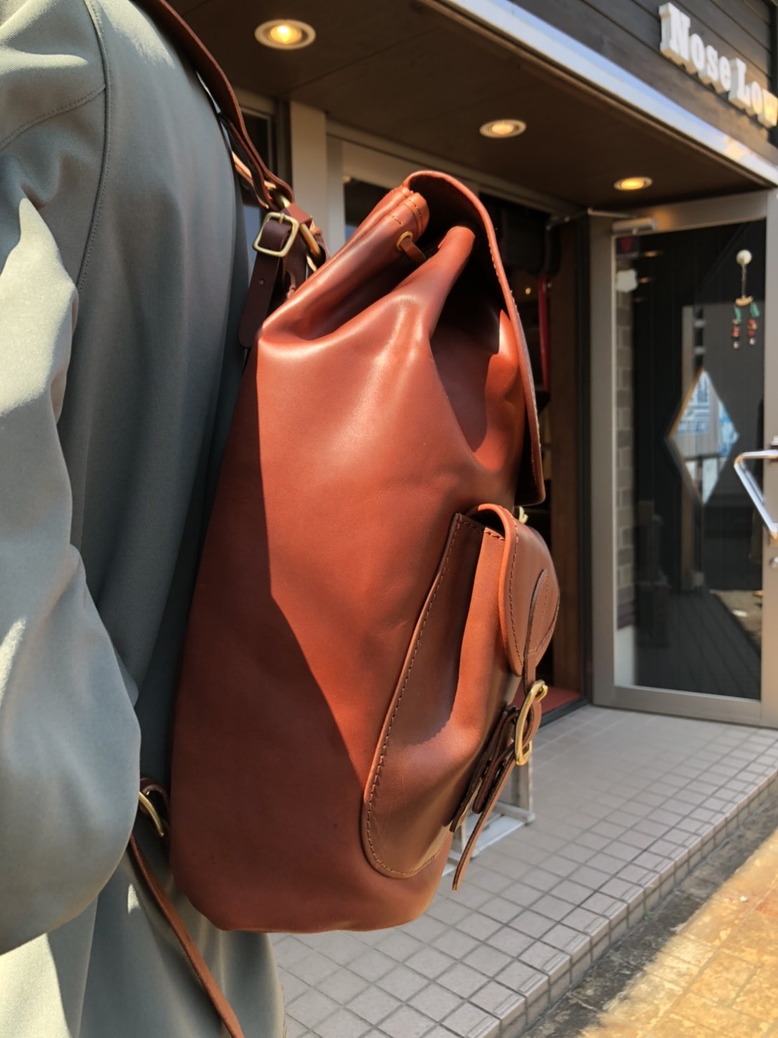 オールレザーバックパック/ SLOW_b0139233_11590421.jpg