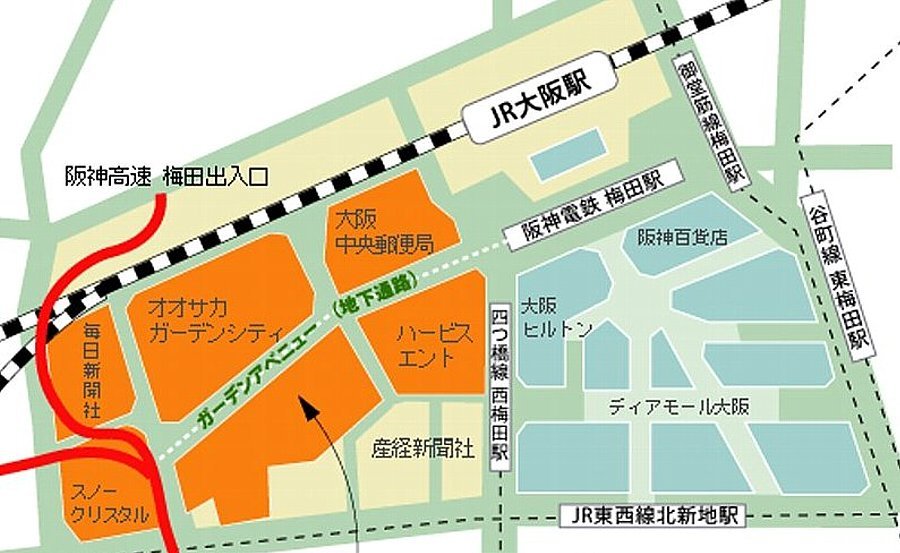 ガーデンアベニュー オオサカガーデンシティ レトロな建物を訪ねて ガーデンアベニュー オオサカガーデンシティ レトロな建物を訪ねて