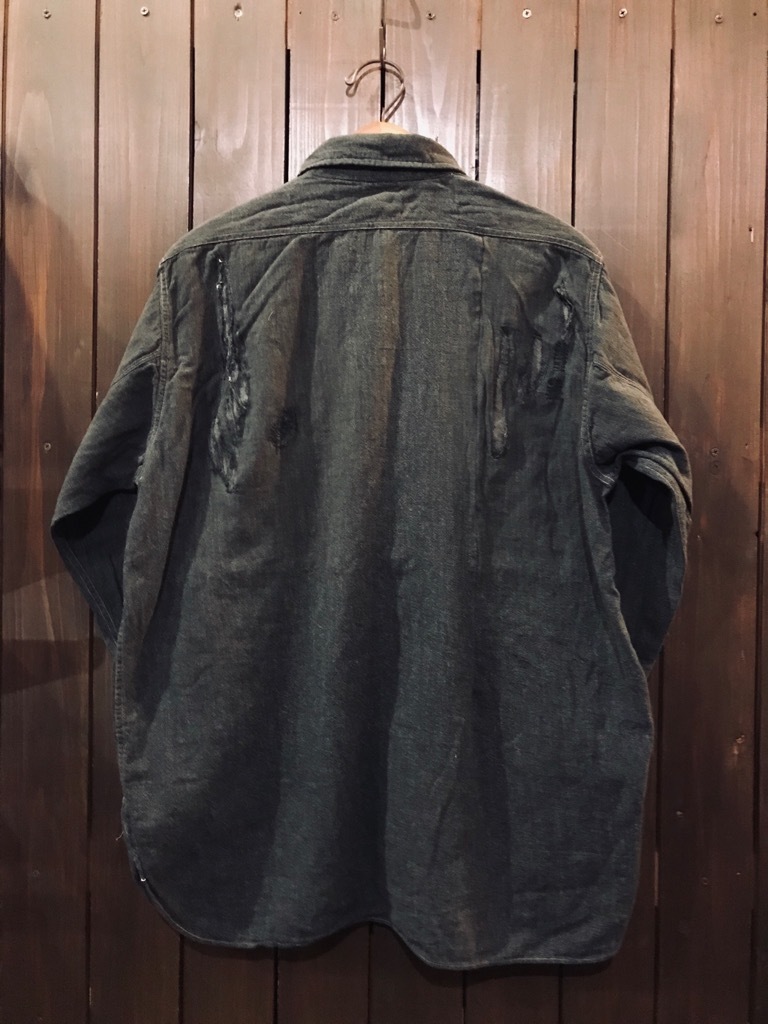 1940-50s? Money Bakブルーシャンブレー ベタシャン オリジナル-