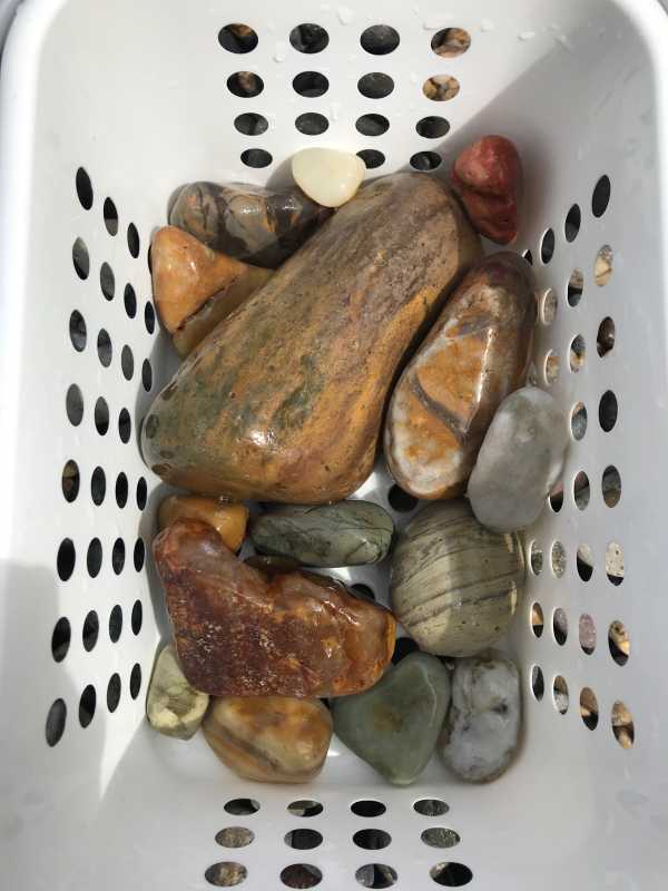 海で拾った石 年石拾い始め Azukki的