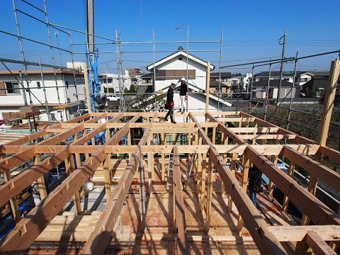 上棟しました_c0039501_09153738.jpg