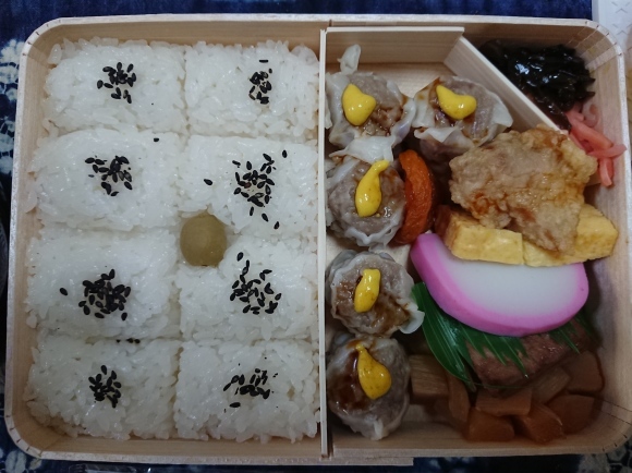 4/4夜勤明け テイクアウトでお家で食べよう! 崎陽軒 シウマイ弁当、サッポロ黒ラベル、サントリー ガツーンとサイダーサワー_b0042308_18261622.jpg