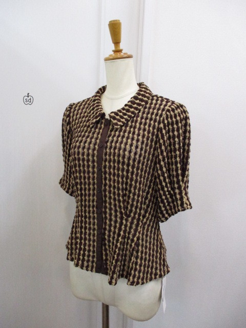 リリーブラウン Lily Brown 透かし柄ブラウス : dimanche