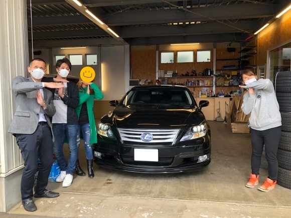 4月5日(日)M社様LS600L納車(*^-^*)ランクル ハマー エスカレード TOMMY♡_b0127002_11180724.jpeg