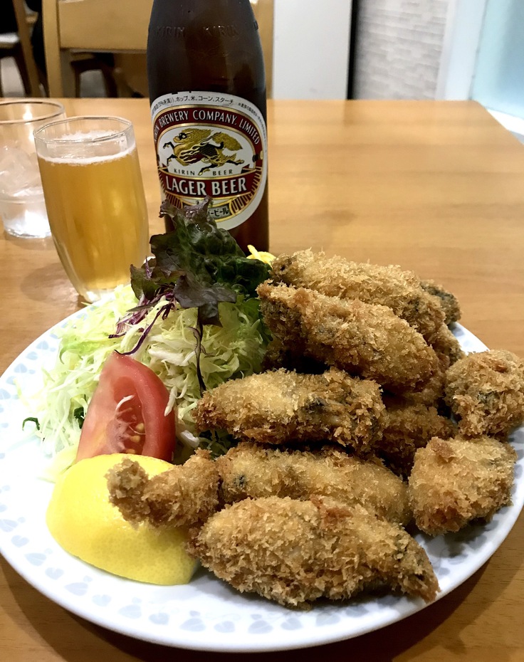 今夜は 今シーズン最後のカキフライ!!_c0212604_19173534.jpg