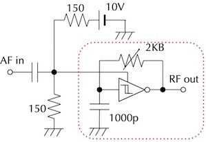 シュミットトリガインバータによる発振回路（７）：超簡単なＦＭ送信機_d0106518_17413123.jpg