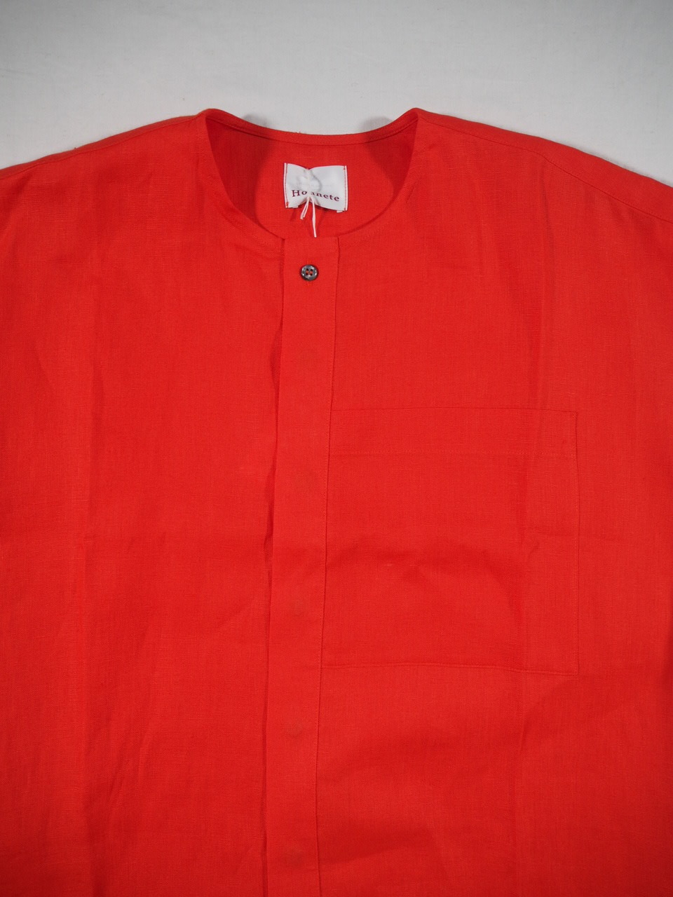 Honnete No Collar Shirts Dressこちらも新作_e0357389_13265766.jpg