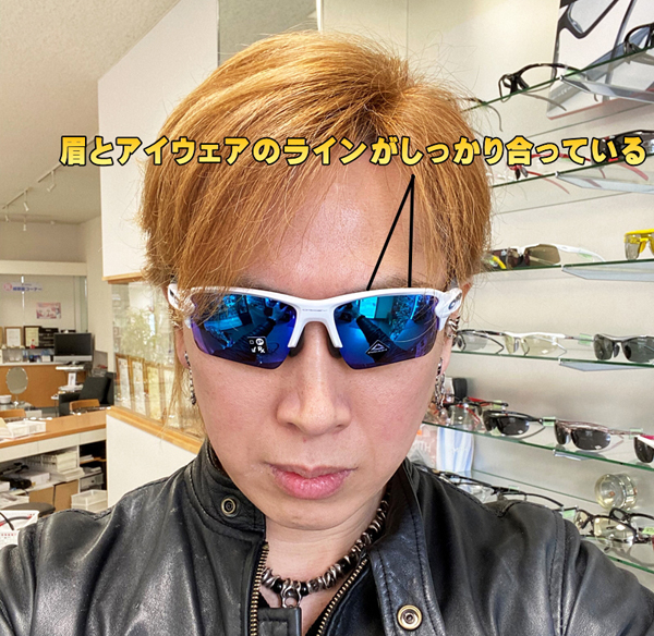 タケオ社長のDAKARA金栄堂 Youtube編 スポーツサングラスの正しいフィッティング位置について_c0003493_17490329.jpg