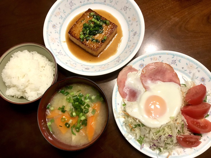 トマト厚揚げ ♪ _c0212604_19373750.jpg