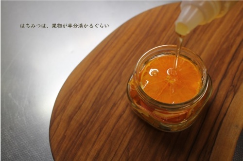 無駄を無くす 果物のはちみつ漬け_e0343145_17234869.jpg