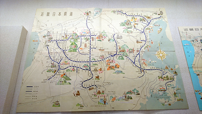 昔の近鉄路線図 郊外から 株式会社森本建築事務所の活動記録