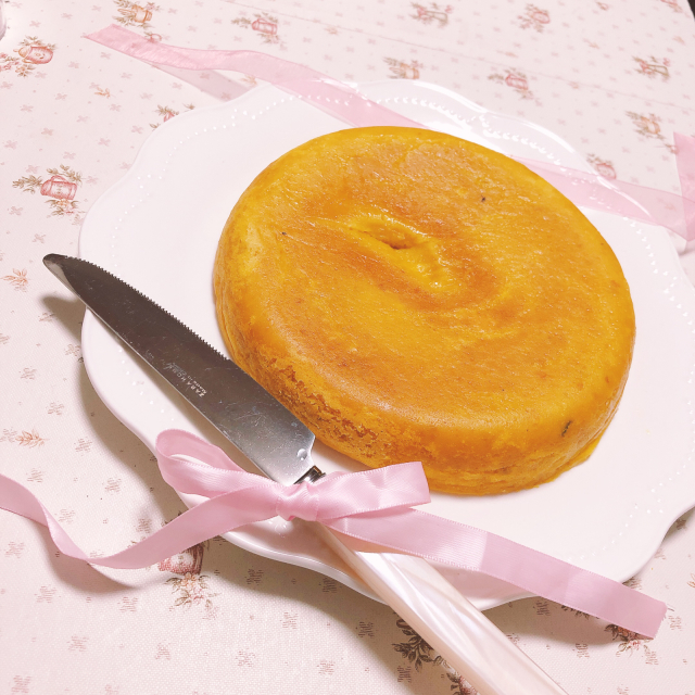 炊飯器で簡単かぼちゃケーキ Yui Pink Life