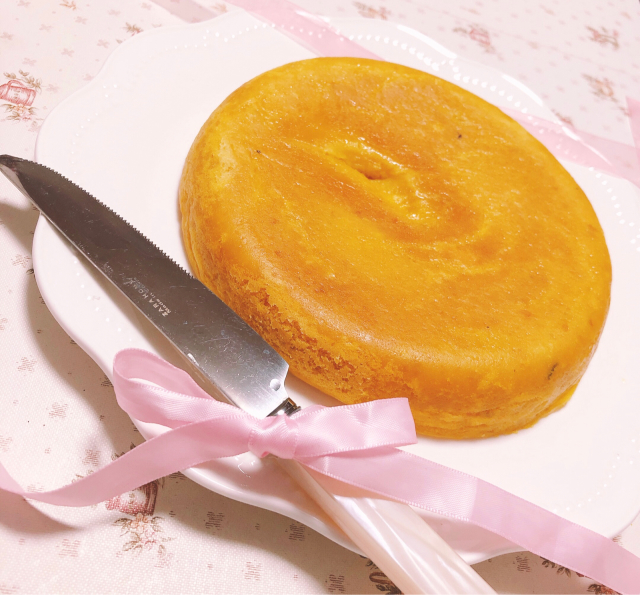 炊飯器で簡単かぼちゃケーキ Yui Pink Life