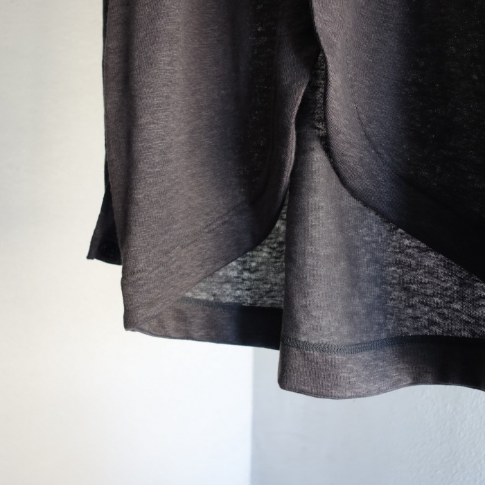 商品入荷のお知らせ / da linenjersey cutaway cardigan_e0130546_18472653.jpg