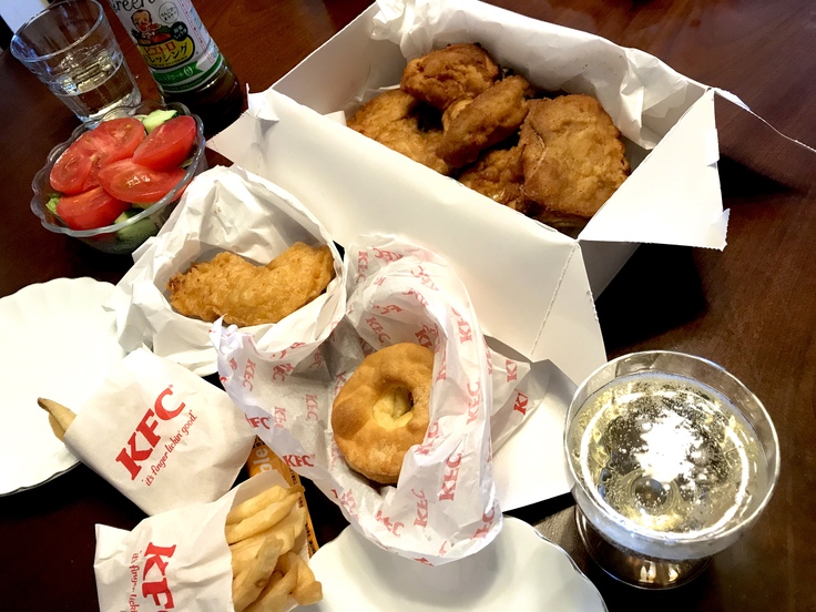 今日のランチはケンタッキー♪_c0212604_1218201.jpg