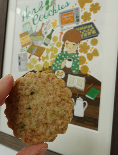 4/12(日)まで【村上トモミ イラスト展〜Girl’s Life】見てるだけでもおいしいレシピ!_a0017350_08385307.jpg