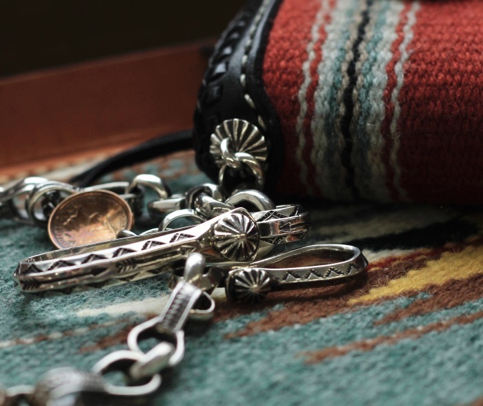 LUCKYJOHN ウォレットチェーンキーフック付き