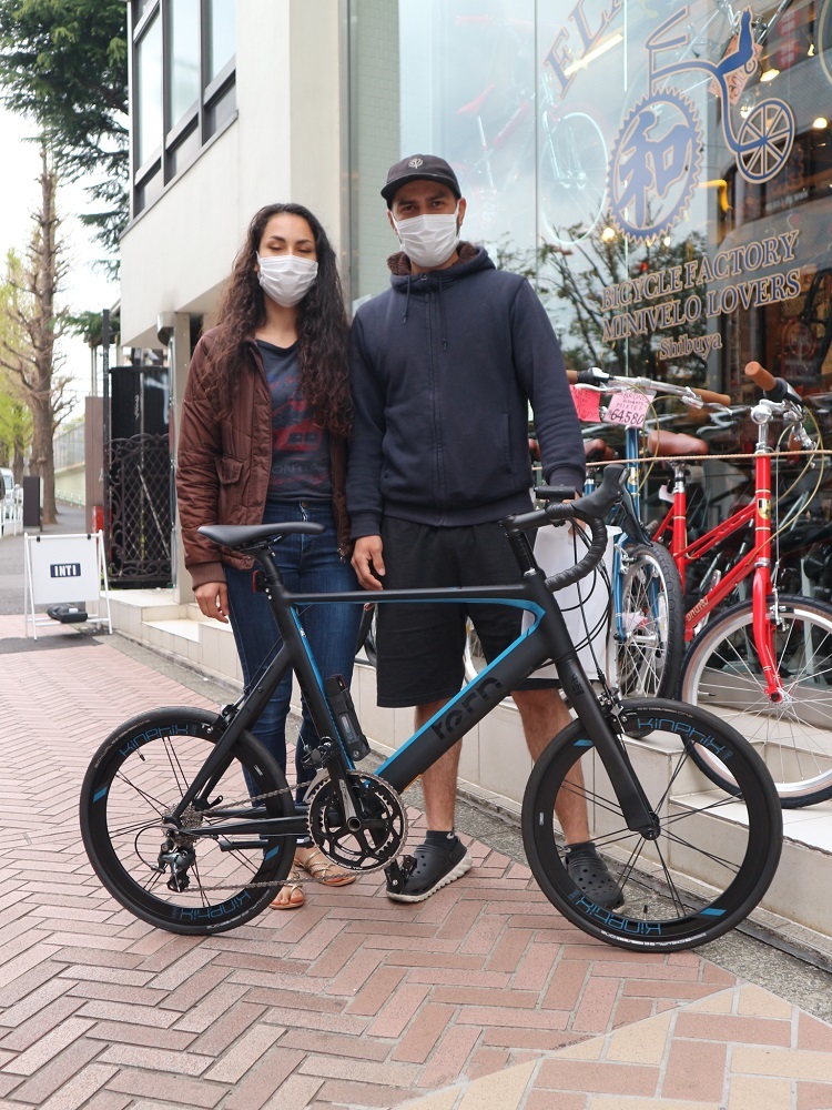 4月12日　渋谷　原宿　の自転車屋　FLAME bike前です_e0188759_17091305.jpg