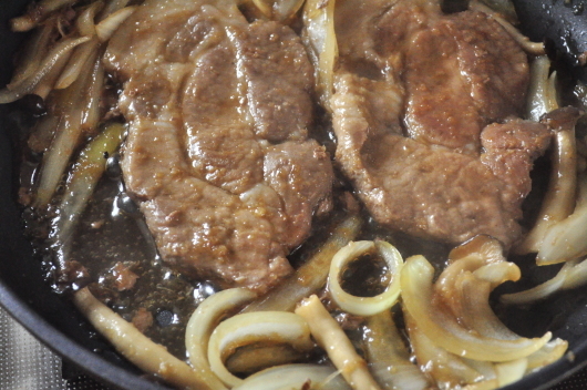 #料理リレー 「ポークジンジャー」_b0171098_18371505.jpg