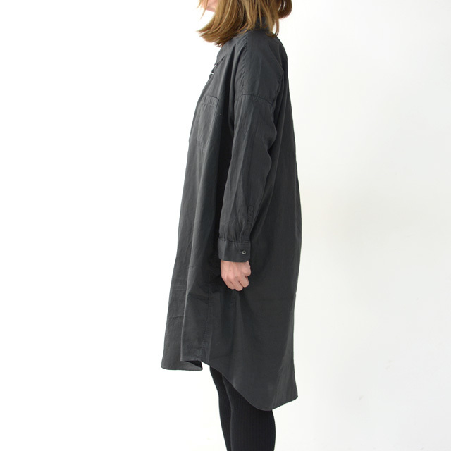 ordinary fits [オーディナリーフィッツ] LONG BARBER SHIRTS SOLID [OF-S025] ロングバーバーシャツ・ロングシャツ・レディース_f0051306_16223305.jpg