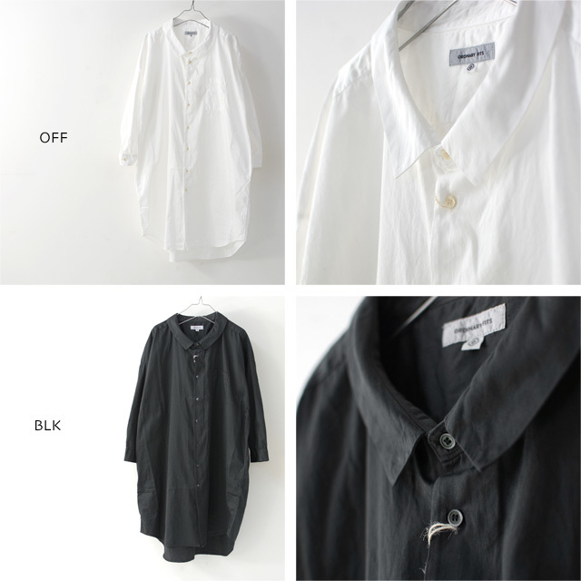 ordinary fits [オーディナリーフィッツ] LONG BARBER SHIRTS SOLID [OF-S025] ロングバーバーシャツ・ロングシャツ・レディース_f0051306_16223340.jpg