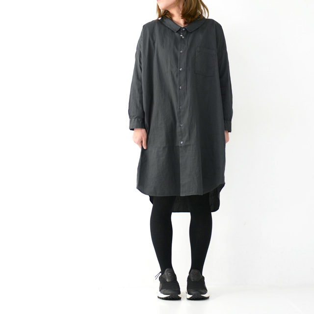 ordinary fits [オーディナリーフィッツ] LONG BARBER SHIRTS SOLID [OF-S025] ロングバーバーシャツ・ロングシャツ・レディース_f0051306_16223375.jpg