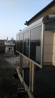 真岡市Ｔ様邸（サイクルポート組立）_c0313938_10373266.jpg