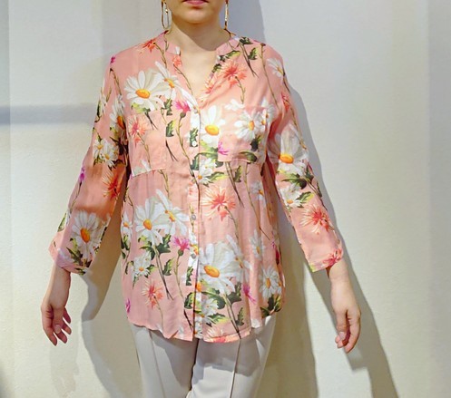 コットンガーゼの花柄シャツ_b0321285_18524861.jpeg