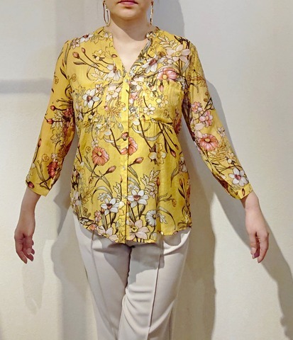 コットンガーゼの花柄シャツ_b0321285_18524884.jpeg