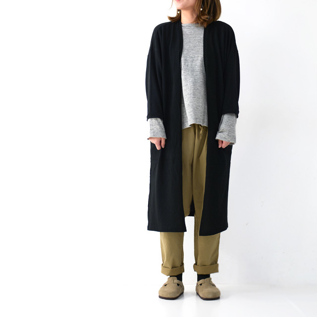 prit [プリット] 30/1MVS梨地天竺７分袖ロングカーディガン [P91038] カーディガン・羽織り・LADY\'S_f0051306_16233077.jpg