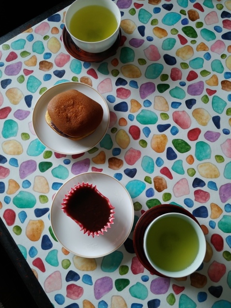 雨だから二人でお茶を🍵_c0162773_13524940.jpg