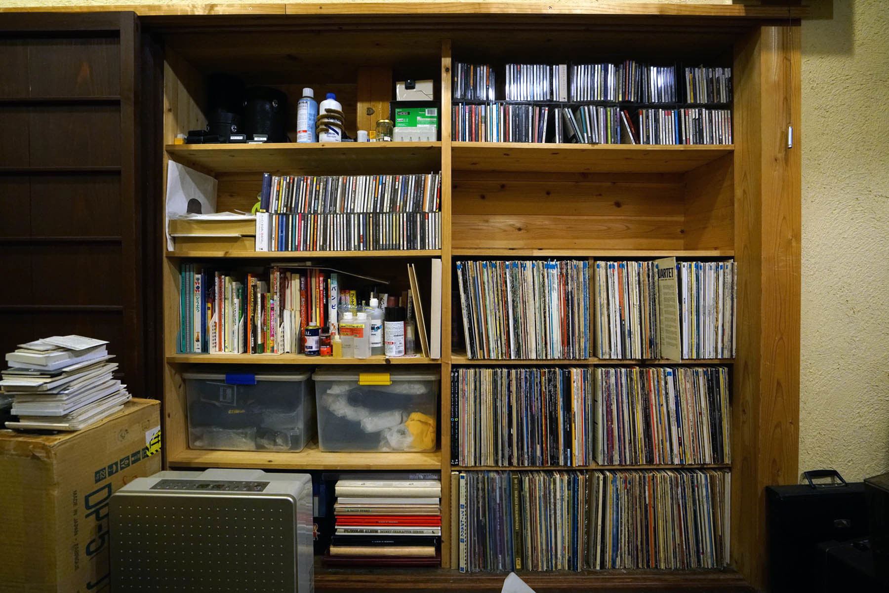 レコード棚の整理 絵で見るカメラ Plus