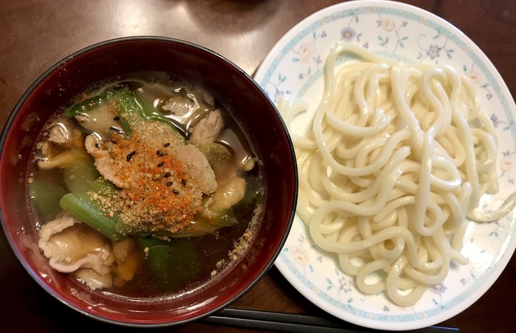 4/16木☆ランチは肉汁うどん。_c0212604_12281737.jpg