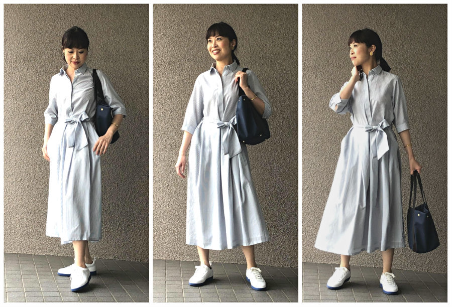 madameH CLOSET ウールシャツワンピース