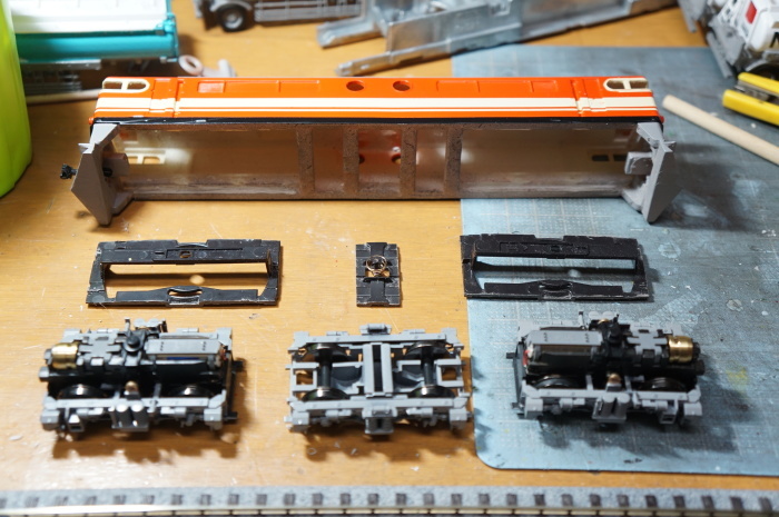 鉄道模型・HO】西武鉄道 E851を作る・7 : kazuの日々の企み! 鉄道模型・HO】西武鉄道 E851を作る・7 : kazuの日々の企み!