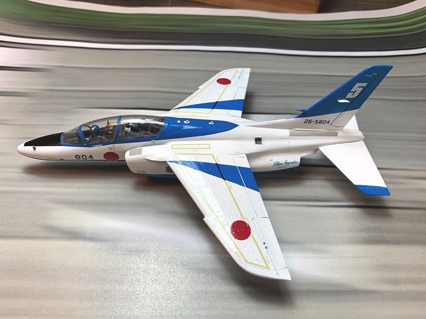 T-4 ブルーインパルス 1/72 製作 その4 : angle from the balcony