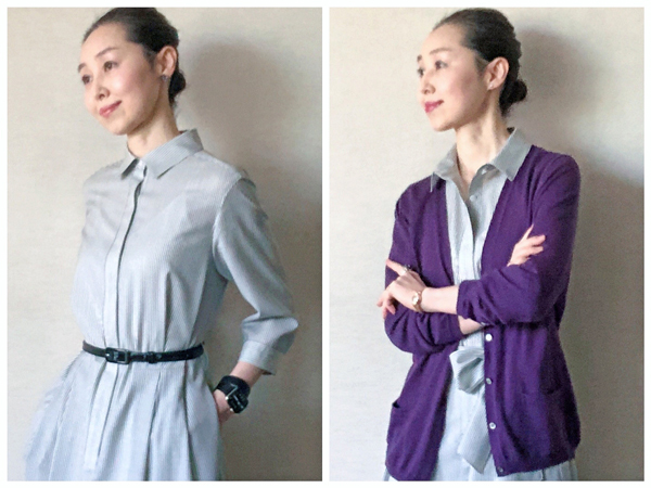 madame H closet 麻シャツ 6391 春