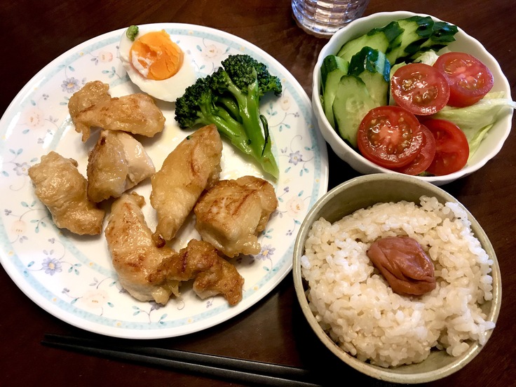 4/17金☆ガーリック醤油チキン。在宅勤務もハナキン!_c0212604_12325422.jpg