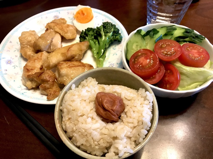 4/17金☆ガーリック醤油チキン。在宅勤務もハナキン!_c0212604_12342567.jpg