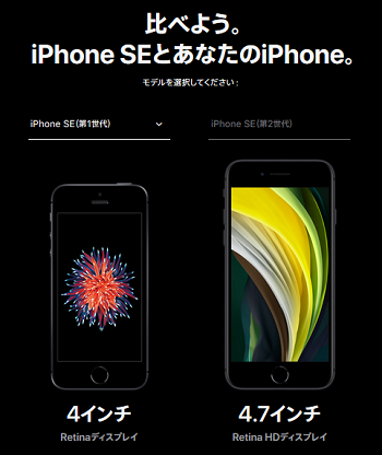 iPhone SE2正式登場 4.0インチ最終となった初代iPhone SEの白ロムが重宝される？_d0262326_02043810.png