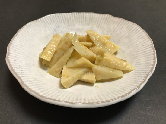 竹の子の和え物 2種類 ぼっちオバサン食堂