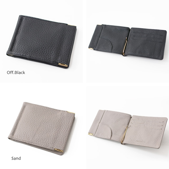 新品 完売品 meanswhile WAX LEATHER MONEY CLIP Wax Leather