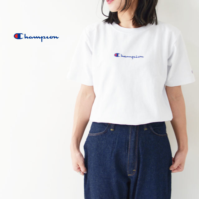 CHAMPION[チャンピオン] Reverse weave Tee [C3-M304] チャンピオンTシャツ ・ワイドTシャツ・　LADY\'S _f0051306_13565193.jpg