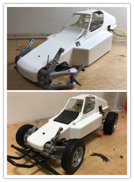 タミヤバギーチャンプカスタム ボディスリム化改造 : Black Fantom
