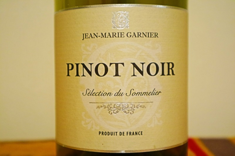 Jean-Marie Garnier Pinot Noir "Selection du Sommelier" 2018／ジャン・マリー・ガルニエ  ピノ・ノワール ＜フランス＞ : アルさんのつまみ食い３