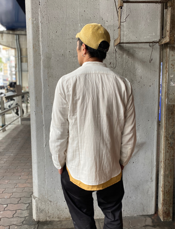 【ASTARAVISTA】BANDCOLLAR GAUZE SHIRTS！！！_e0400569_15433121.jpg