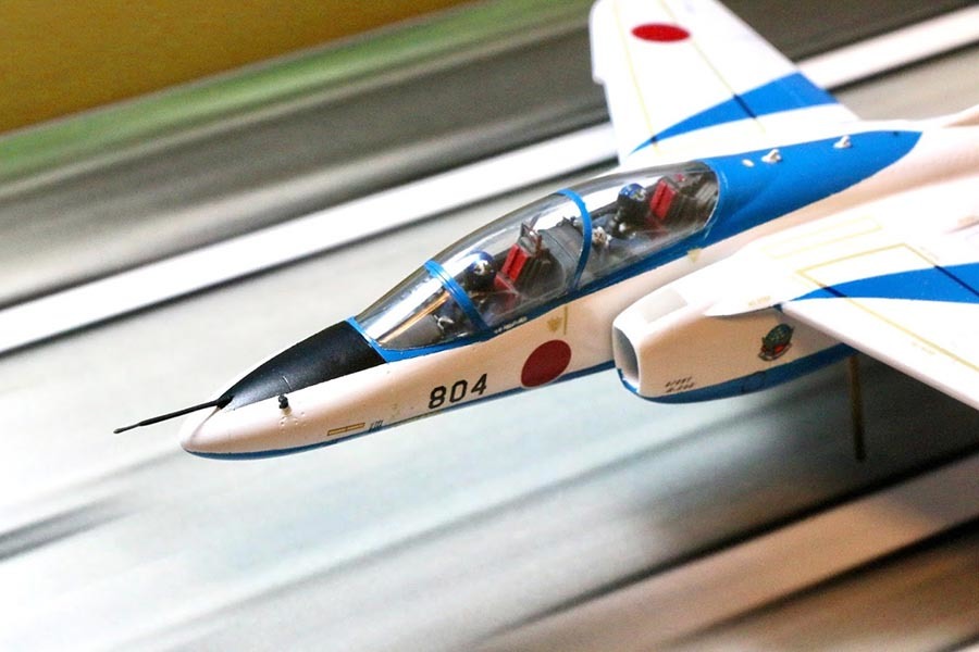 ブルーインパルス　傷あり 確認用 ブルーインパルス 1/72スケール 傷箇所画像追加枠 模型